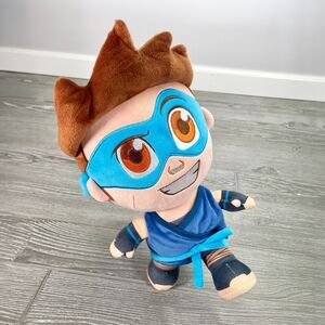 Ninja Kidz Bryton Posable Plush 12" Ultimate Stuffed Action Figure - NO Weapons